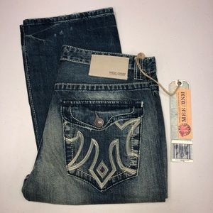 MEK slim boot cut jeans size 34x34